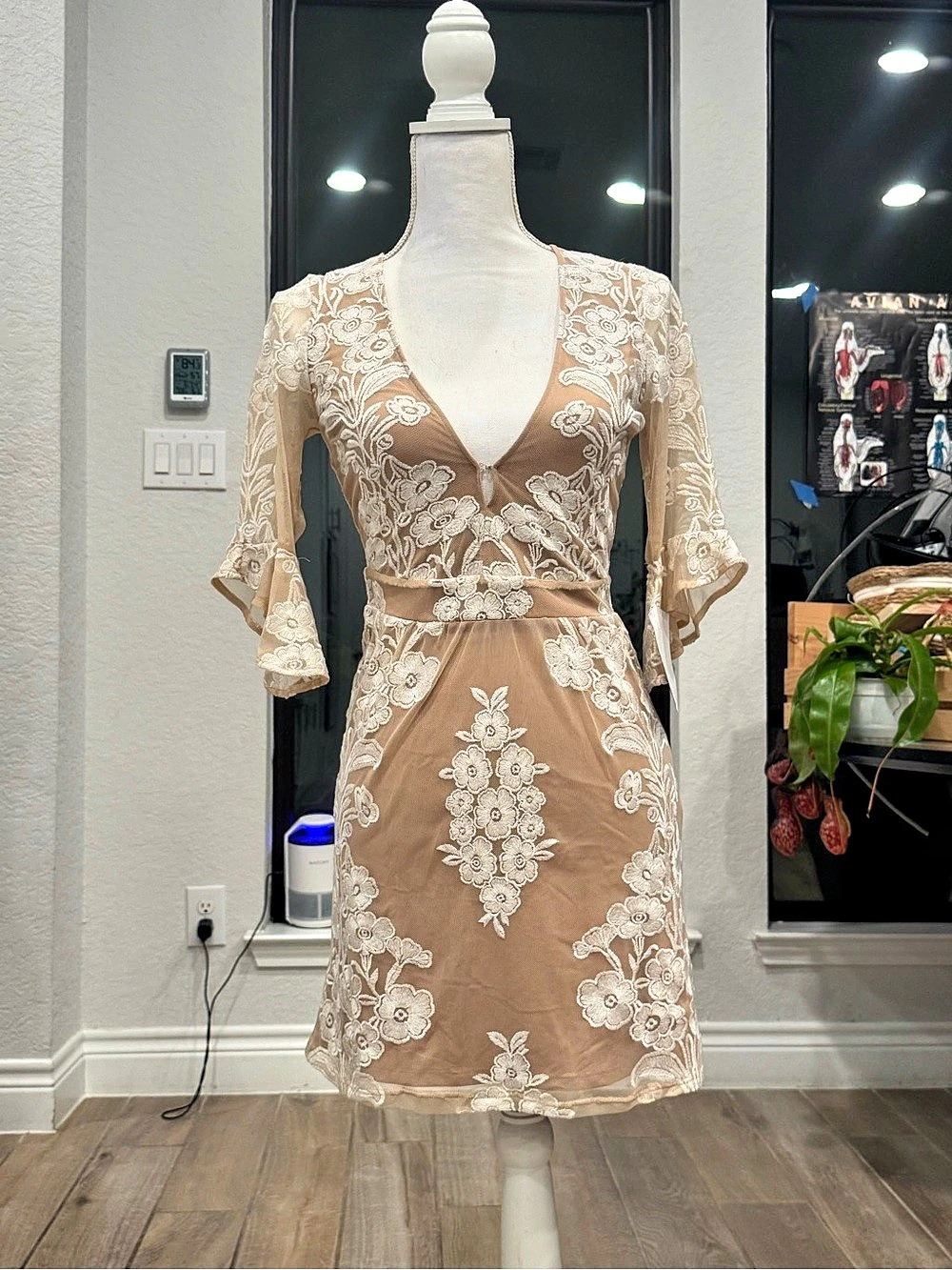 Free People, for Love & Lemons, XS, NWT, color ivory, C 8131, S 0000091, V CD212